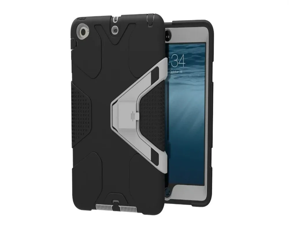 Новая мода силиконовый чехол для iPad Mini 1/2/3 Роскошный противоударный 360 Полный корпус защитный чехол в виде геометрических фигур поддержки оболочки