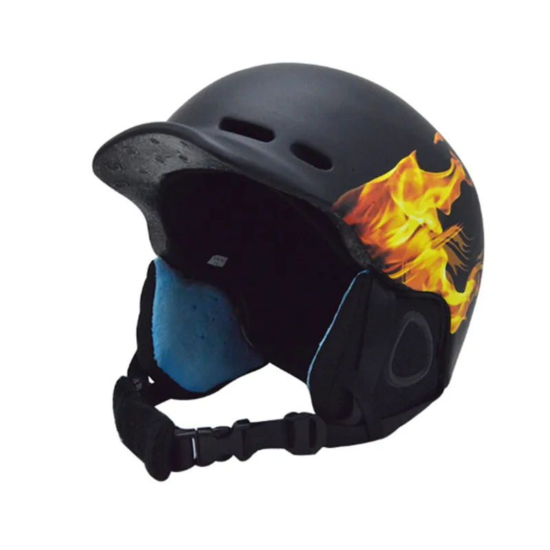 MOON Helmet лыжный шлем 2019 Fire Stamp интегрированный формованный Открытый Спорт закрытый
