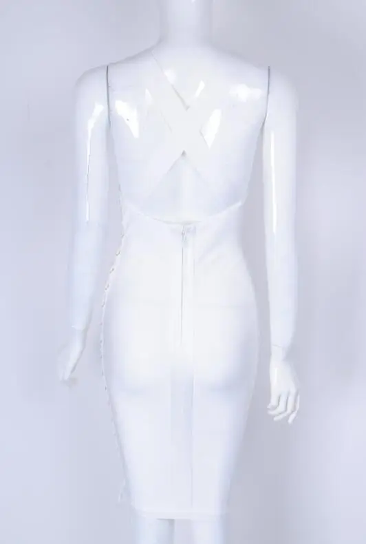 2017 новейшие белый без рукавов с v образным вырезом выдалбливать пикантные Для