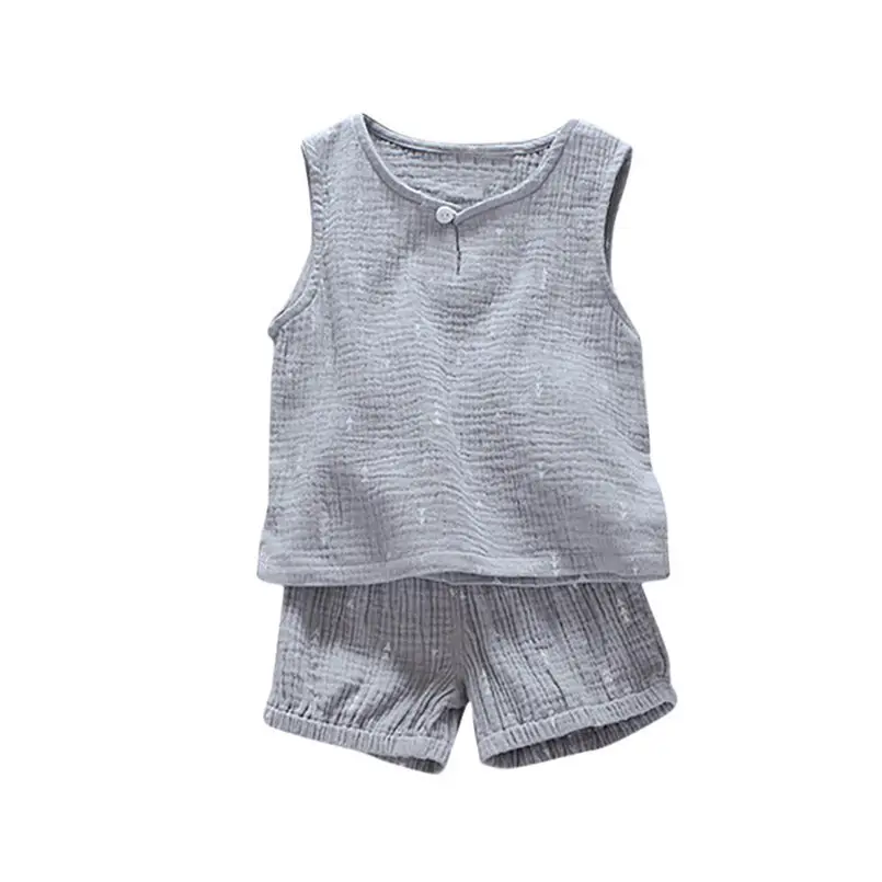 Одежда для маленьких мальчиков 2 предмета футболка с принтом звезды летняя