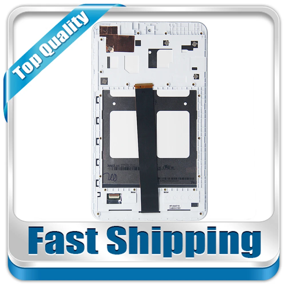 For New ASUS MeMO Pad 8 ME181C ME181 K011 Replacement LCD Display Touch Screen + Frame Assembly 8-inch Black White Free Shipping |