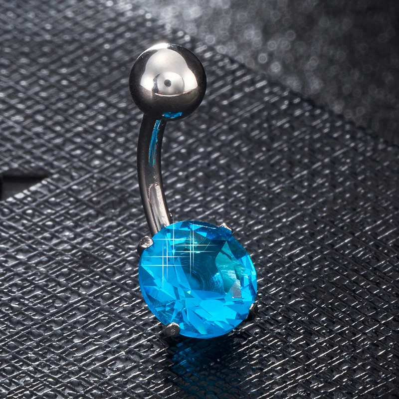 Модные детские круглые циркониевые пупочное кольцо пупок ноготь