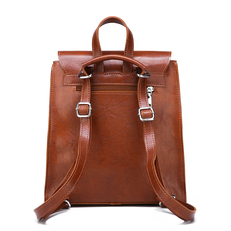Leather Backpack Bags for Women 2019 Famous Brand Pu School Book Bag Large Capacity Laptop Teenager Girl and Ladies | Багаж и сумки
