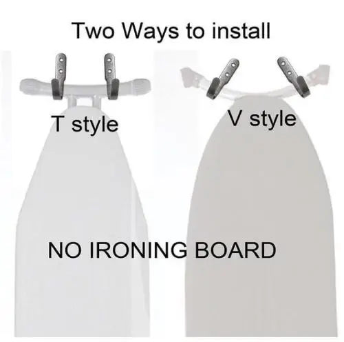 1 пара настенное крепление для гладильной доски держатель крюка хранения