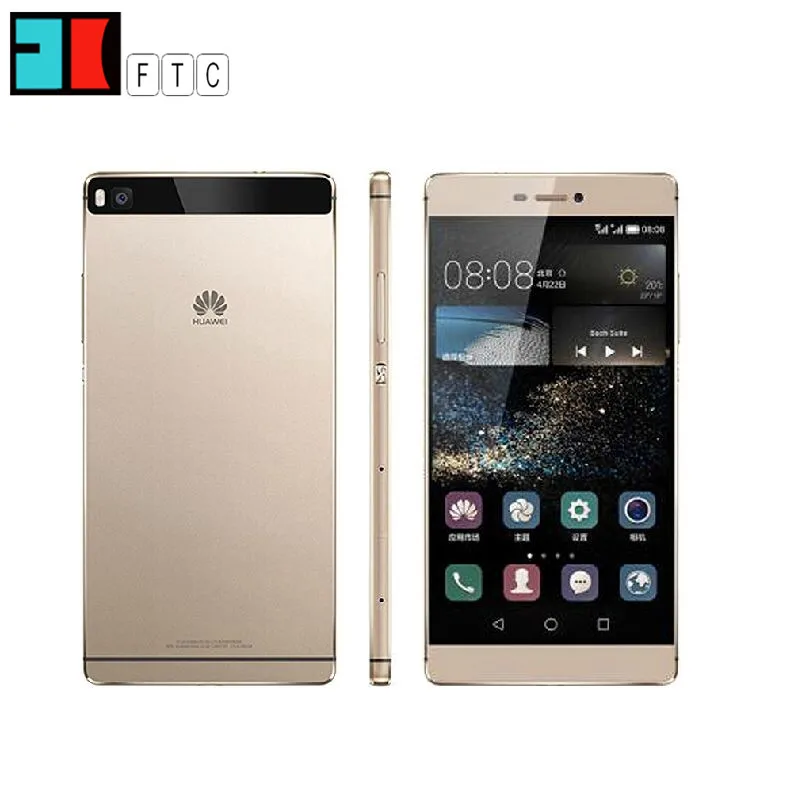 Оригинал Huawei Ascend P8 Hisilicon Кирин 930 Окта основные Android 5.0 3 ГБ RAM 16 ROM 13MP 5.2 &quot1080 P FDD LTE 4 Г