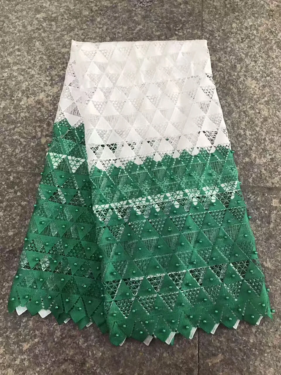 Latest 2017 African Lace Fabric With Beaded And Stones Nigerian Wedding Embroidered French Tulle Material For Bridal | Дом и сад