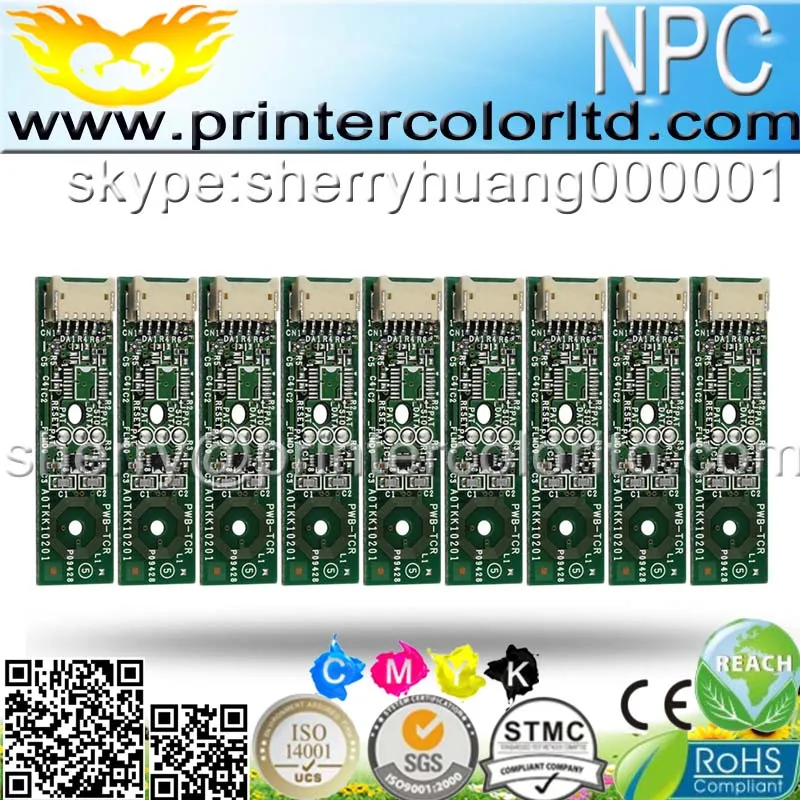 Чип для Разработка A2XN0KD 224 E DV512K DV 512 C Y + 284 554E 364E laserjet развития блок чипы низкая
