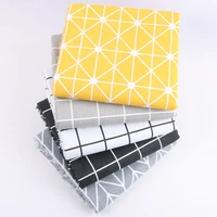 nanchuang 5pcslot printed patchwork cotton linen fabric for diy handicraft sewing tablecloth placemat bag material 45x45cm