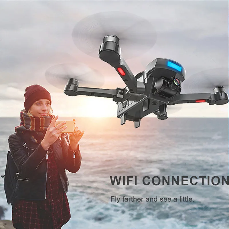 CG033 Brushless GPS FPV RC Drone With 1080P HD WiFi Gimbal Camera Or No Helicopter Foldable Quadcopter | Игрушки и хобби