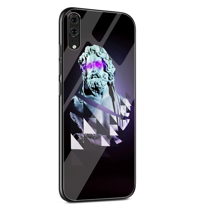 Стеклянный чехол Desxz Mona Lisa Art Для Huawei P10 P20 Lite Pro P Smart Mate 10 20 Y6 Y9 Honor 7A 8X9