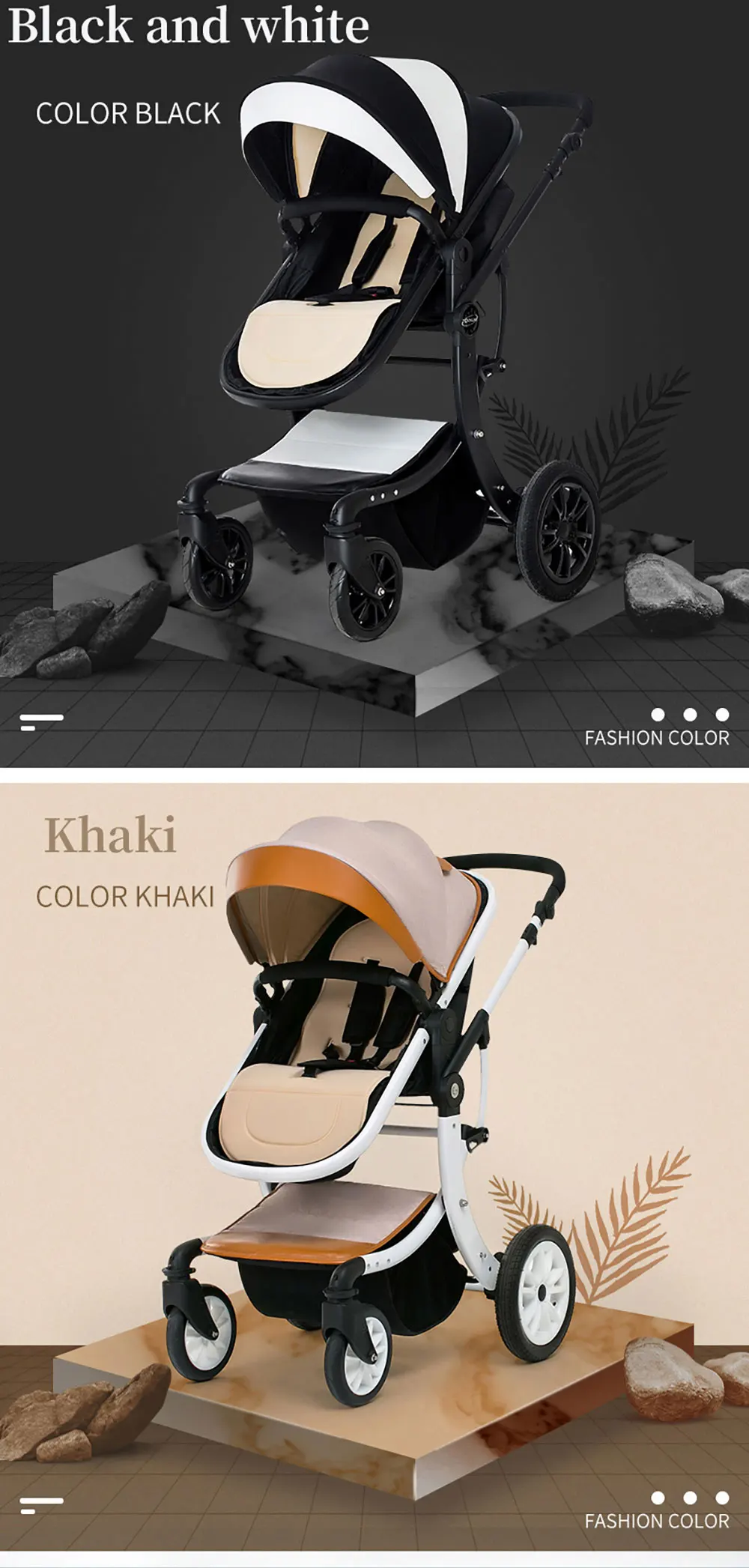 Роскошная детская коляска babyfond, 3 в 1, Модная европейская коляска, костюм для менти и сидения