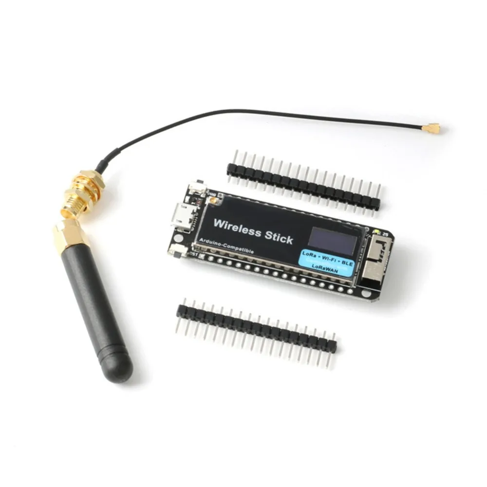 2 шт. 433 МГц/470 МГц ESP32 LoRa OLED дисплей макетная плата модуля SX1276 LoRaWAN протокол WIFI BLE wit