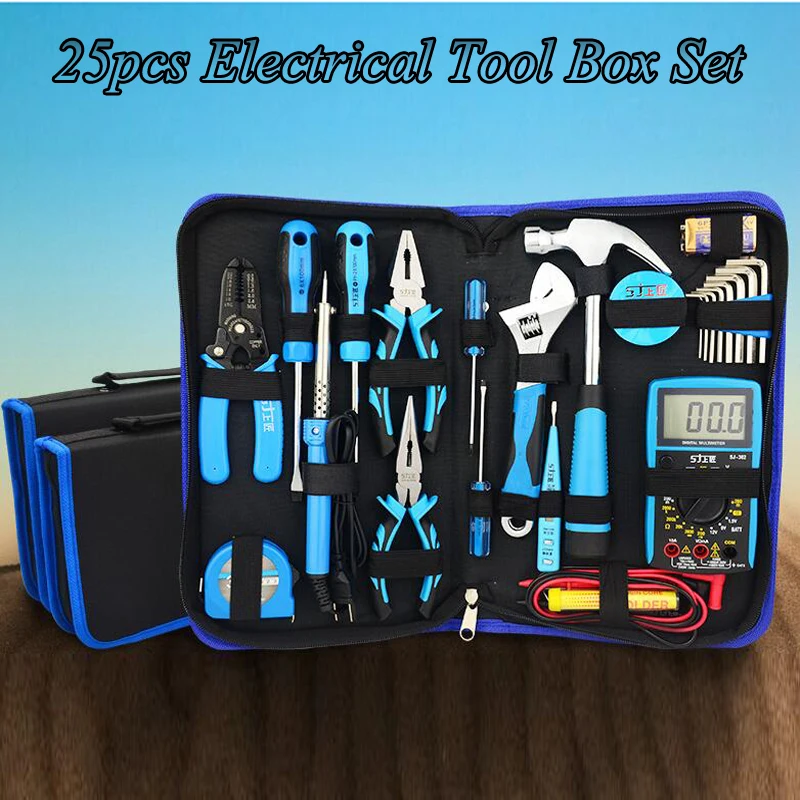 Household Tool Kit Multi-function Hardware Electrician Set Hand Tools | Инструменты