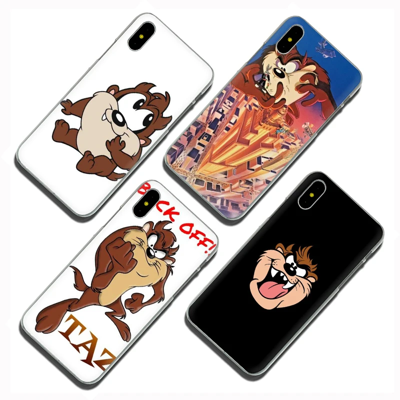 Looney Tunes Тасманский Дьявол Taz жесткий чехол для телефона iphone 5 5s 5c 6 6s Plus 7 8 Plus X XR XS 11 Pro Max