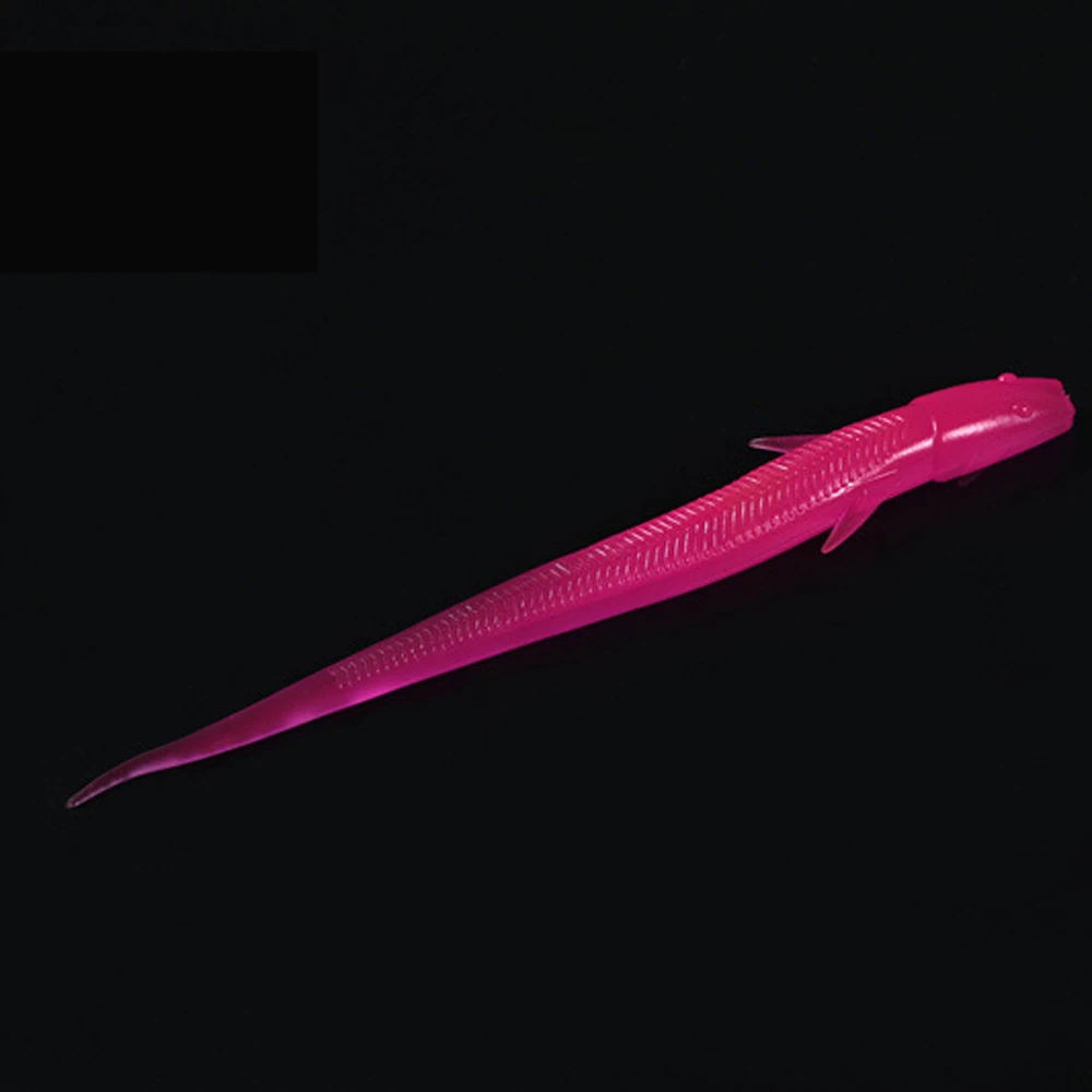 10pcs/lot Fishing Lures Silicone Worm Luminous Loach Soft Bait Bass Pesca | Спорт и развлечения