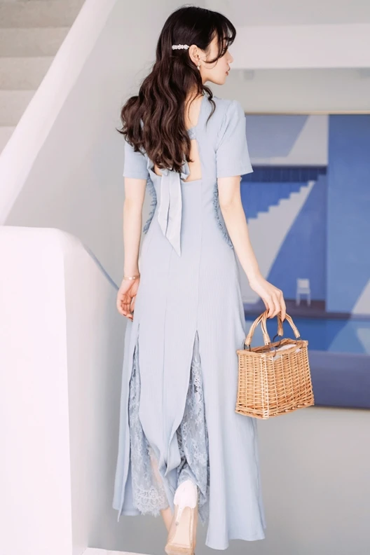 2019 Новая модная женская одежда для взрослых Французский Ретро платье на бретелях