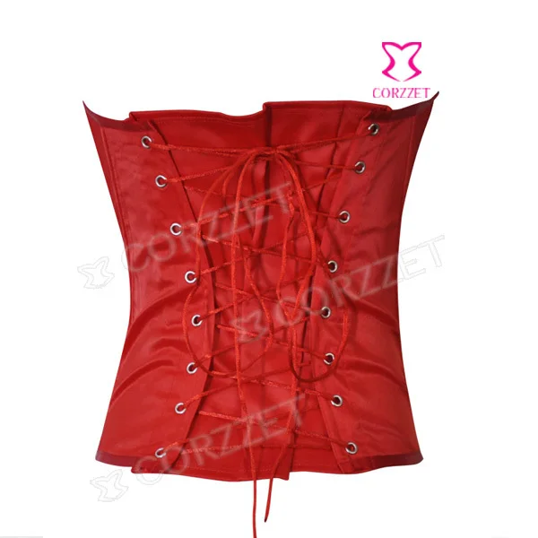 2202A сексуальный черный атласный бюстье Бурлеск топ с юбкой пачкой комплект