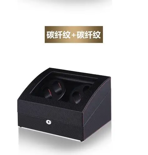 Carbon fiber Высококачественные деревянные механические часы с открытой крышкой с автостопом, шейкер с автоматическим заводом для Omega, мужской женский браслет, коробка - Цвет: Carbon fiber
