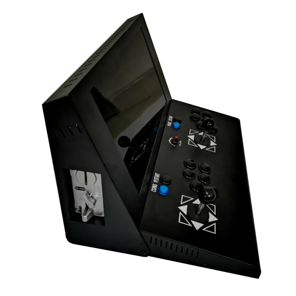 

19 inch LCD Mini Arcade Machine With Classical Game 2222 In 1 PCB/With long shaft joystick and button