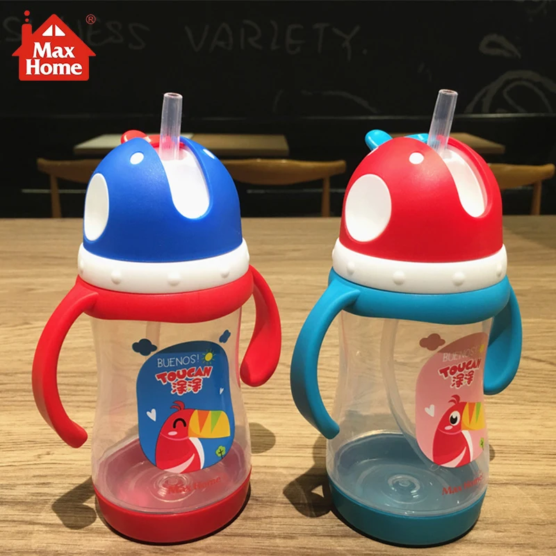 MAX HOME 300 мл милая детская чашка обучающая для кормления питья воды с ручкой