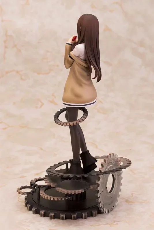 Аниме Фигурка 26 см поколение Steins Gate Makise Kurisu Масштаб ПВХ фигурка Коллекционная