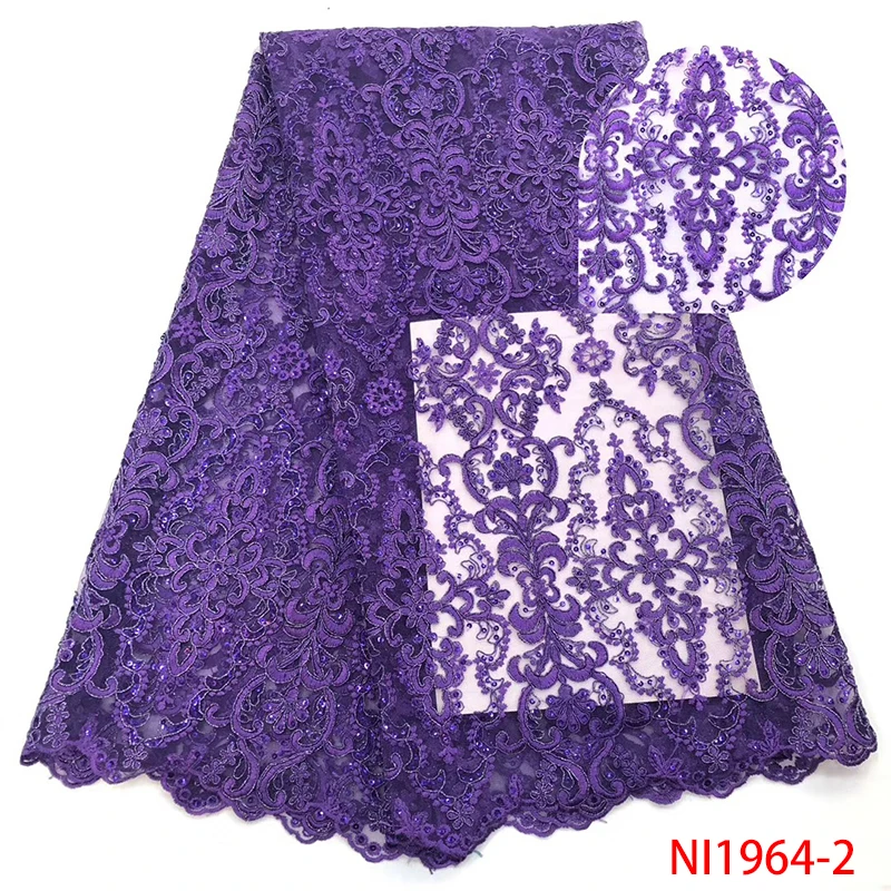 

New Arrival Orange Tulle Mesh Lace High Quality African Lace Fabric with Stones/Sequins Nigerian Lace for Wedding Dresses NI1964
