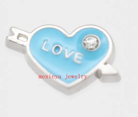 

10pcs Cupid's bow floating charms for glass locket Min amount $15 per order mixed items,FC-003
