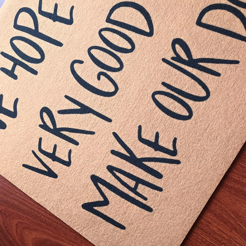 Коврик для входной двери забавный мы надеемся что у вас есть очень хорошая