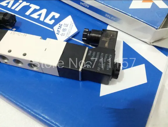 5 Port 3 Position 3/5 Way Double Head Solenoid Air Control Valve 1/8&quot Center Close 4V130-06 12v 24v dc 110v 220v ac | Обустройство
