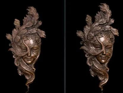 Латунная статуя "Павлин" из медных художественных изделий для домашнего украшения, мягкий настенный орнамент, скульптура-подвеска.