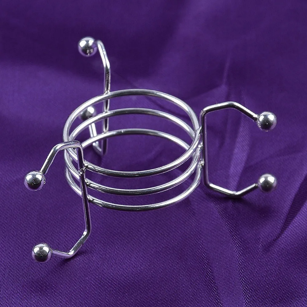 2 шт. металлическая стойка для дисплея штатив из сплава с кристаллами и шариками