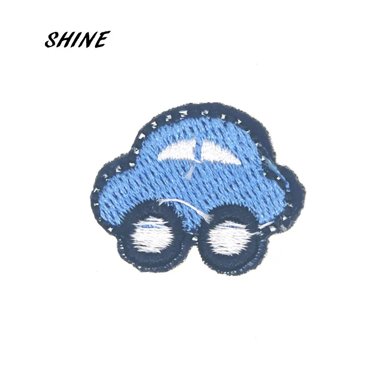 6 шт./лот автомобильные вышитые значки железные нашивки для одежды мотив наклейка