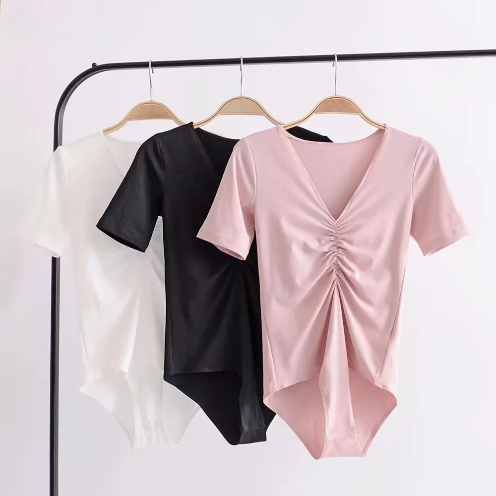 Боди с бретельками и открытой спиной черный летний пляжный хит футболка боди 2019