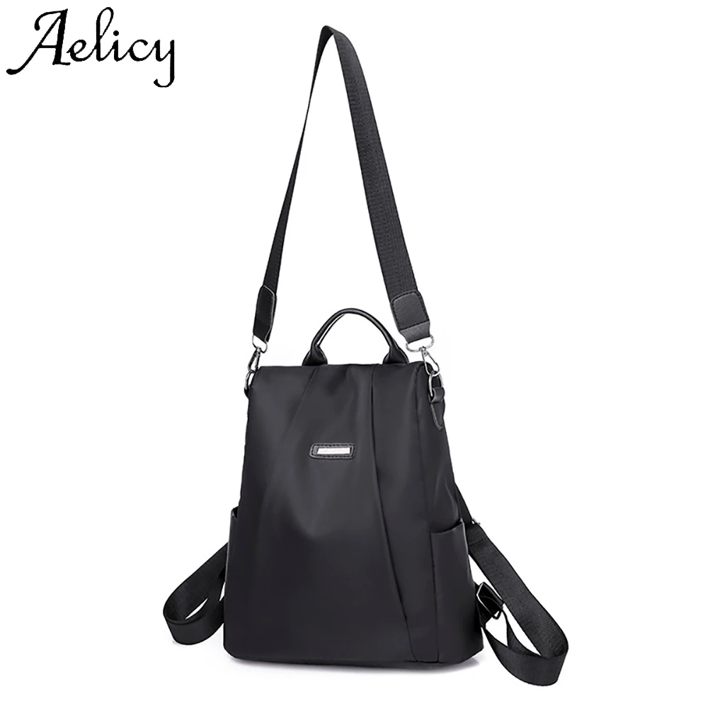 Женский дорожный рюкзак Aelicy из ткани Оксфорд с защитой от кражи