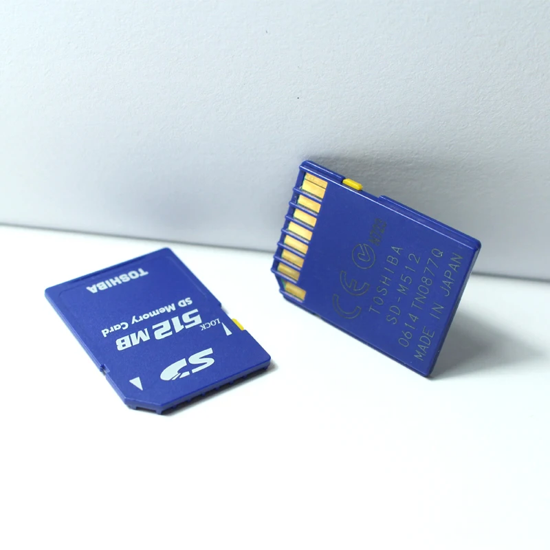 Оригинальная карта памяти Toshiba SD 512 Мб М класс 2 безопасная для цифровых камер |