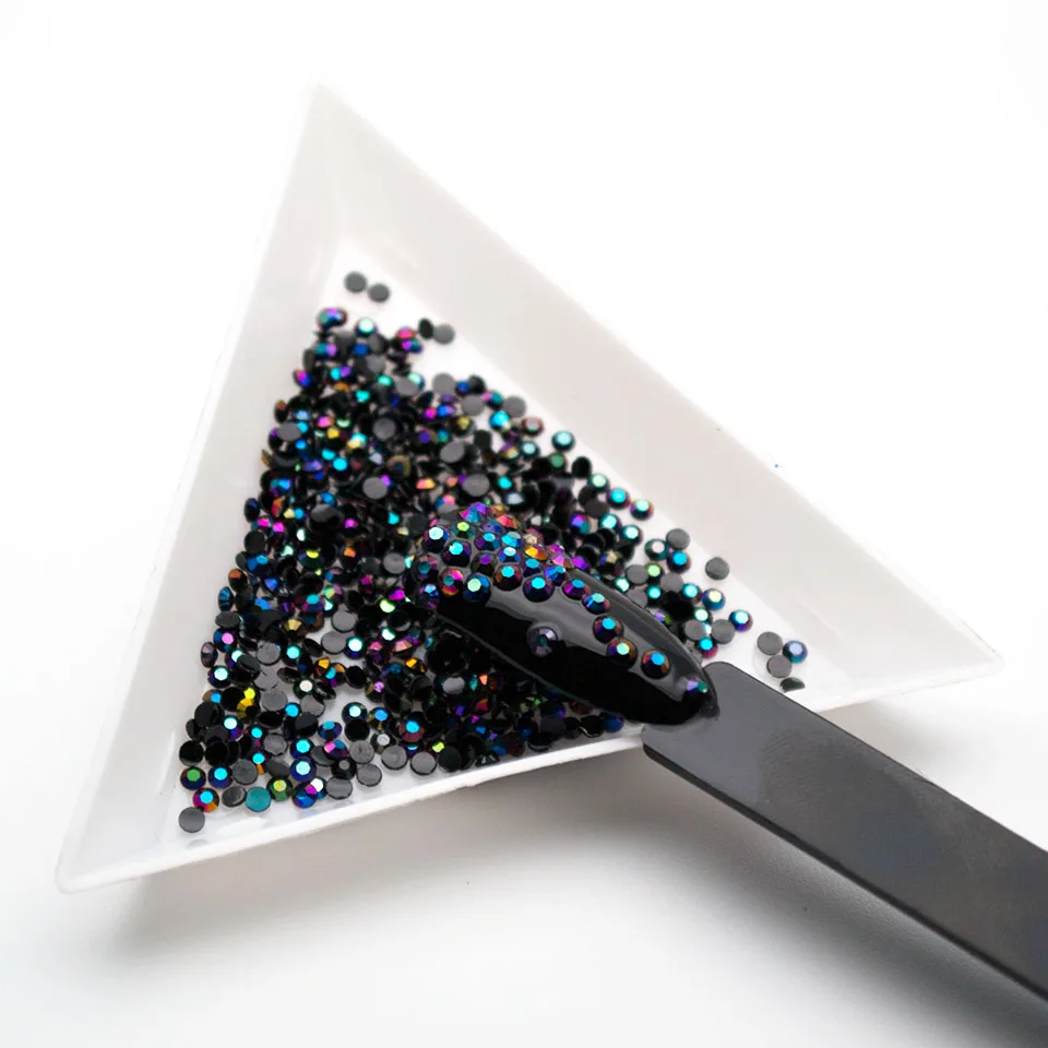 2 мм Стразы для ногтей украшения Nailart хрустальные стразы принадлежности дизайна 3D