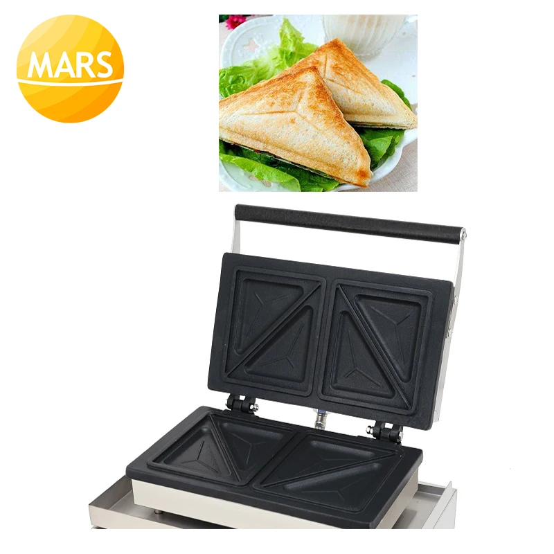 Electric Egg Sandwich Maker Mini Bread Grill Machine 110v 220v Breakfast Press Toaster Mould Iron | Бытовая техника