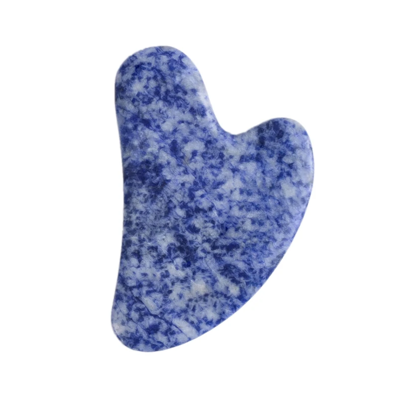 gua sha only Природный аметист ролик гуа-Ша массаж комплект с украшением в виде кристаллов Acupuntura спа-терапия спины головы ног скребок для подтяжки лица камня нефрита массажер - Цвет: gua sha only