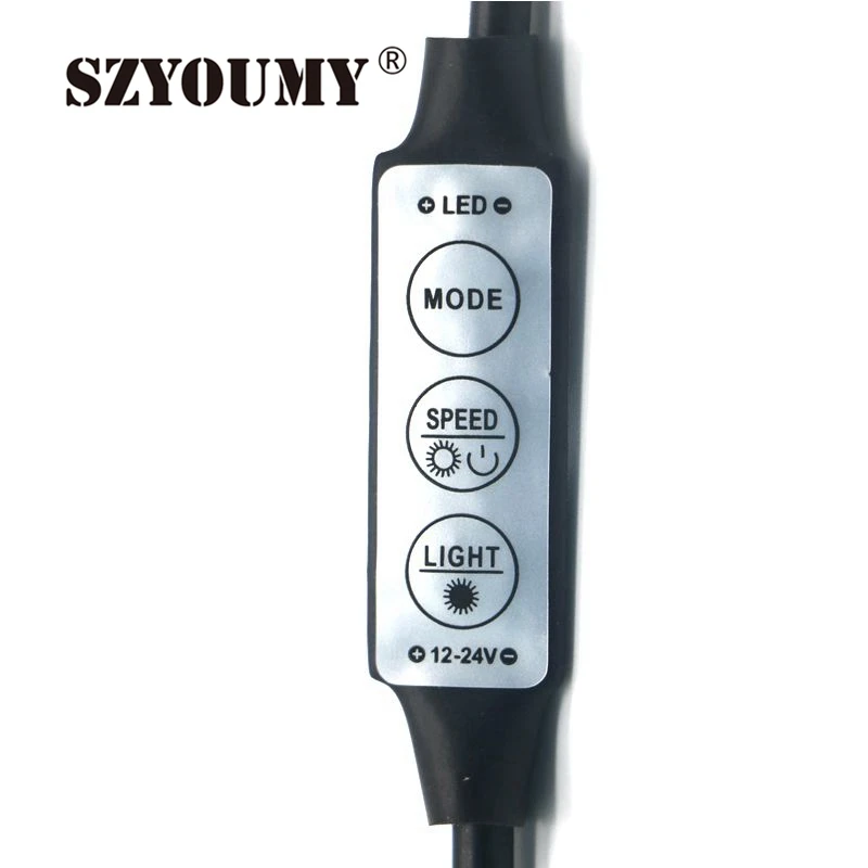 SZYOUMY Новое поступление светодиодный регулятор яркости переключатель мини 12 В