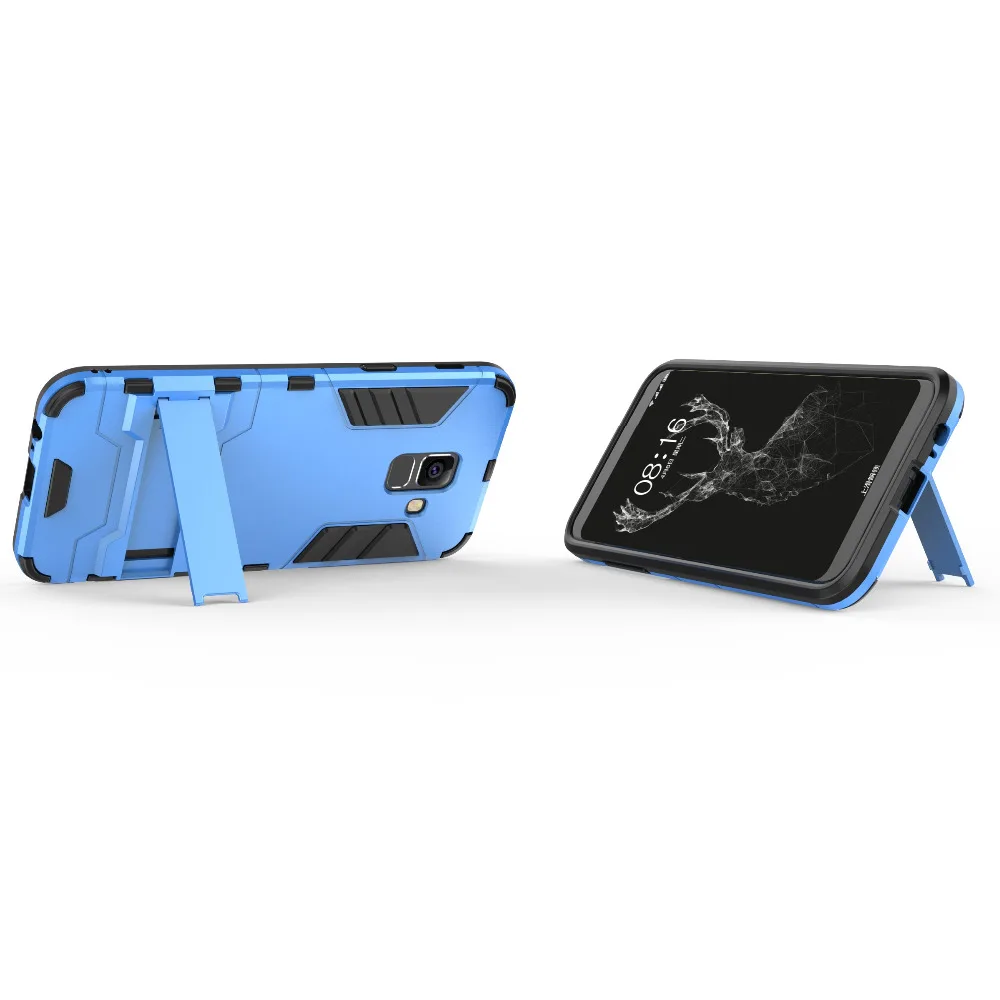 For Samsung Galaxy A6+ A605F A605G PC mobile phone case for A6 Plus 2018 2-in-1 bracket shell fundas |
