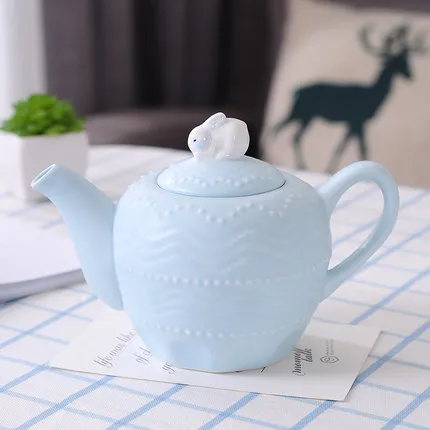 Дома керамические фрукты Teaset тепло-resistdent чайник японский цветок труба Чай бутылки