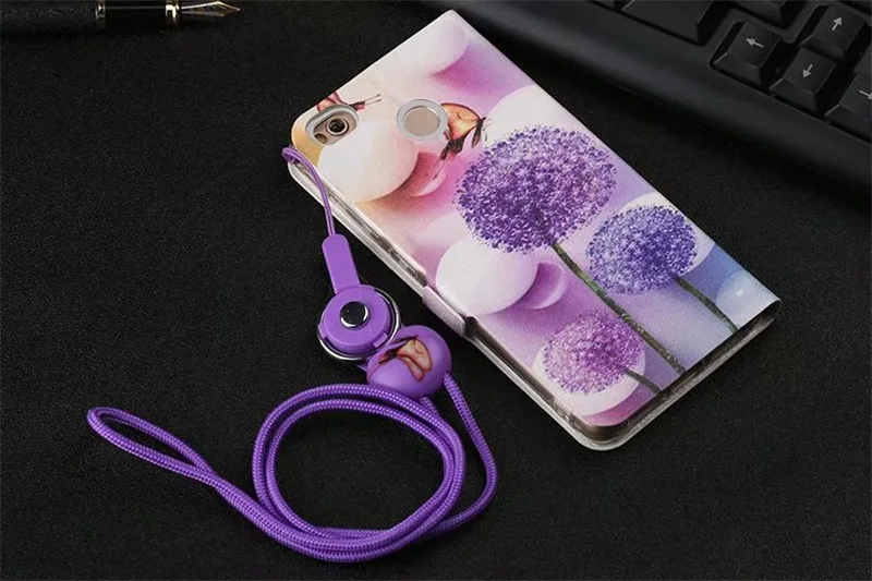 PCDG флип-чехол для xiaomi redmi 4X чехол для xiaomi redmi 4x Обложка для бумажника, Кожаная подставка флип-чехол s capa с ремешком