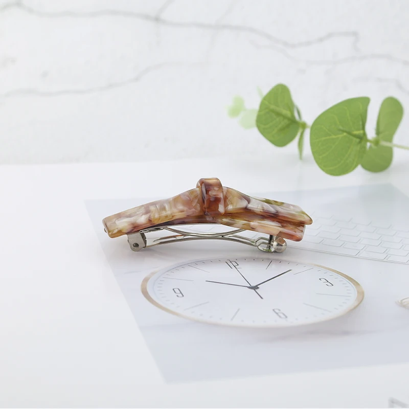 Новинка 2020 модные украшения для волос высококачественные заколки из ацетата с