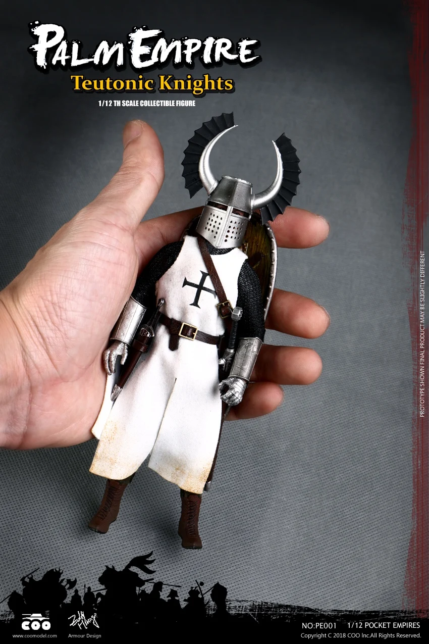 COOMODEL PE001 POCKET EMPIRES Warrior TEUTONIC KNIGHT 1/12 фигурка