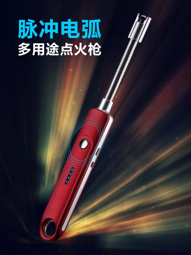360 градусов локоть для Плазменно-дуговой зажигалки подарок электронный USB ветрозащитный зажигалки открытая плита для барбекю зажигалка для свечей кухонный горелочный инструмент