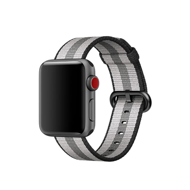 27 НАТО ремешок для apple watch группа 4 44 мм 40 мм, correa, наручных часов iwatch, ремешок 42 мм, 38 мм, версия в едином положении во время занятий легкой атлетикой, тканый нейлоновый ремешок браслет спортивные apple watch 4 3 2 1 - Цвет ремешка: 27