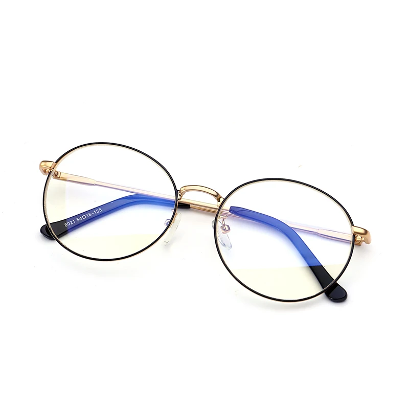 

2018Fashion Women Glasses Frame Men Eyeglasses Frame Round Metal Clear Lens Computer Gaming Glasses Optical Spectacle Frame