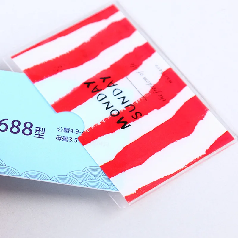 Милый женский бумажник для удостоверения личности ПВХ мужчин с рисунком