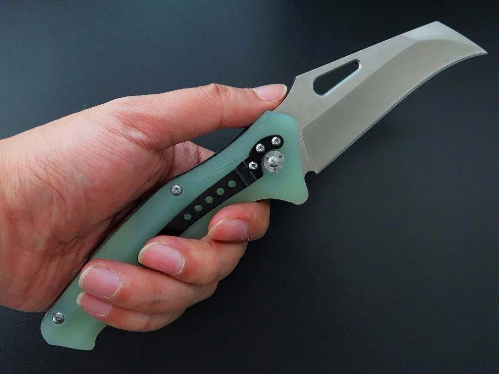 BJL новейшая продажа складной нож G10 ручка + 9Cr стальной клинок походный охотничий