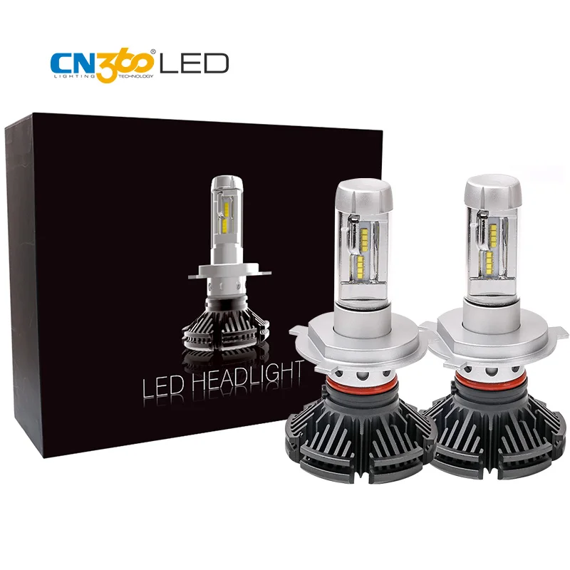 2 шт. Автомобильные светодиодные лампы H4 50 Вт 6000 лм к 12 В|headlight bulb|car headlight bulbsh4 led car |